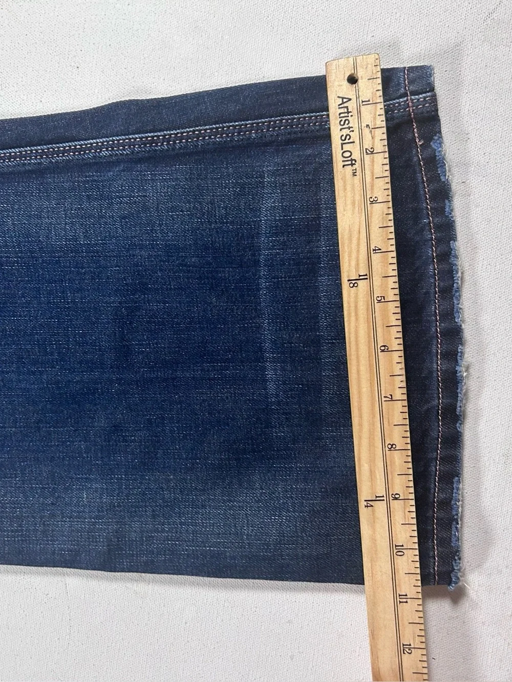 DIESEL ZAF 0081W BOOTCUT Dark Blue FLARE BUTTON JEANS Pants DENIM 34x30 Whiskers